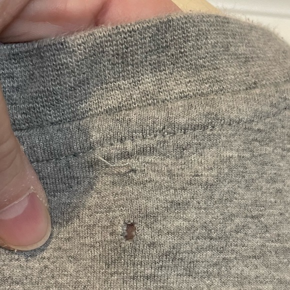 Bleu Dstrkt heather gray unique expressionism hand painted tee sz XL (?) - Picture 9 of 11